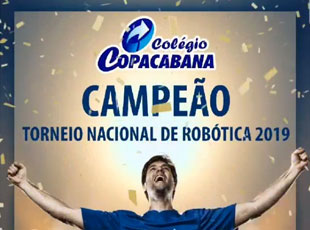 Campeão do Torneio Nacional de Robótica 2019